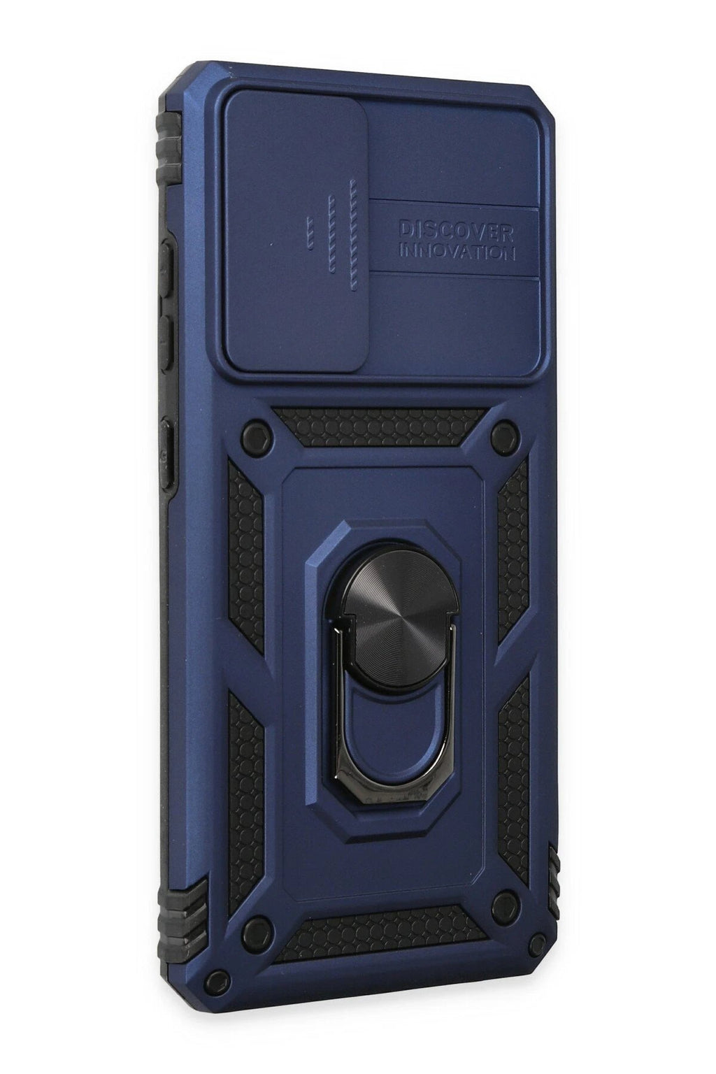 Samsung Galaxy A52 Kılıf Pars Lens Yüzüklü Silikon - Lacivert-(5796)