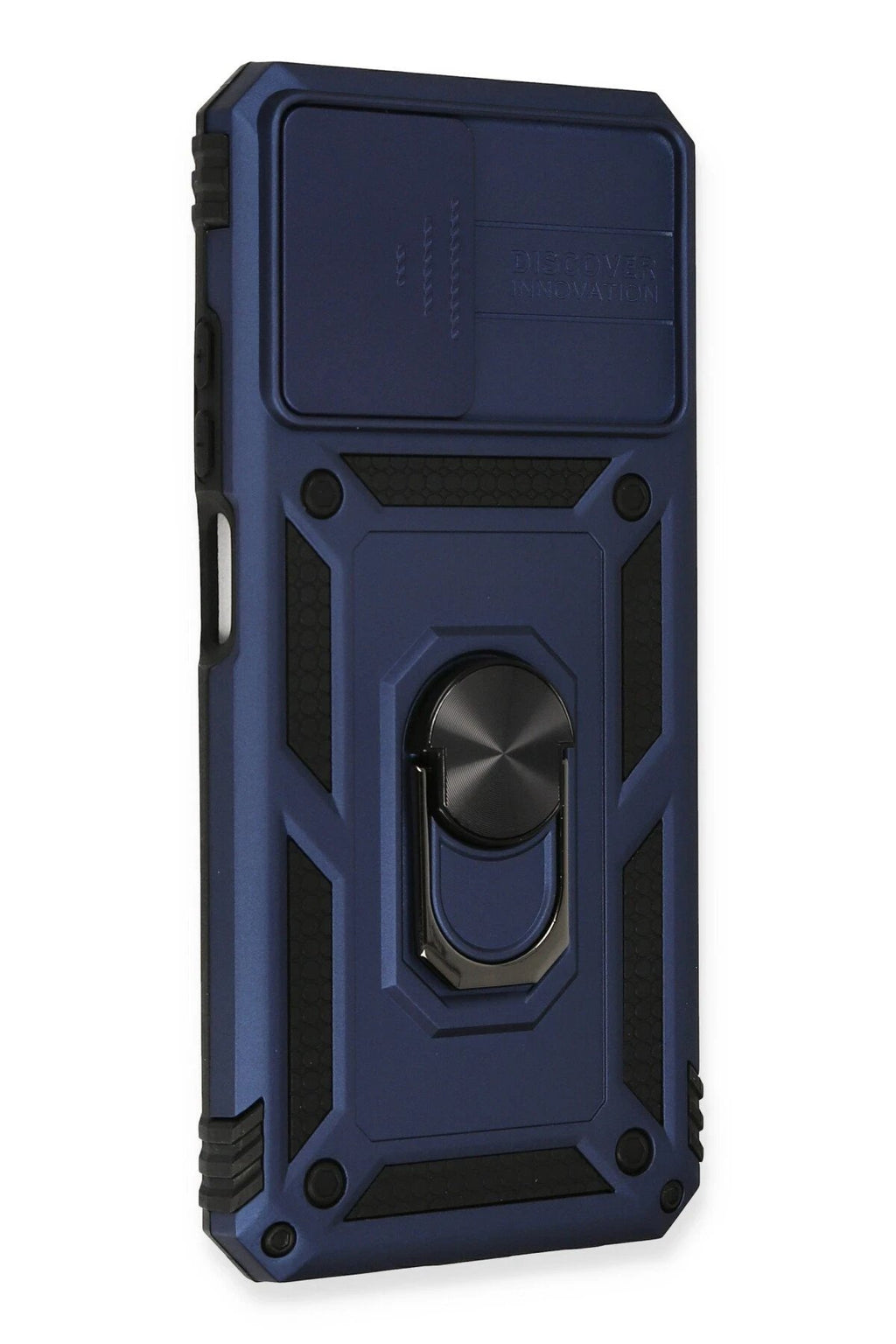 Xiaomi Redmi Note 10 Kılıf Pars Lens Yüzüklü Silikon - Lacivert-(5796)