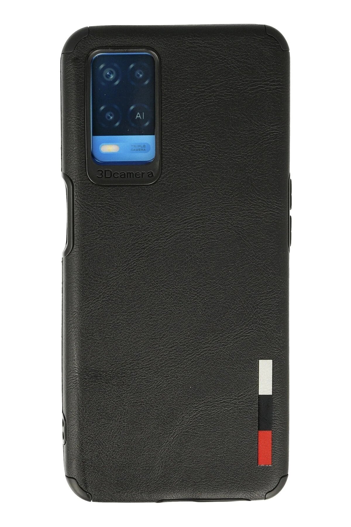 Oppo A54 4G Kılıf Loop Deri Silikon - Siyah-(5796)