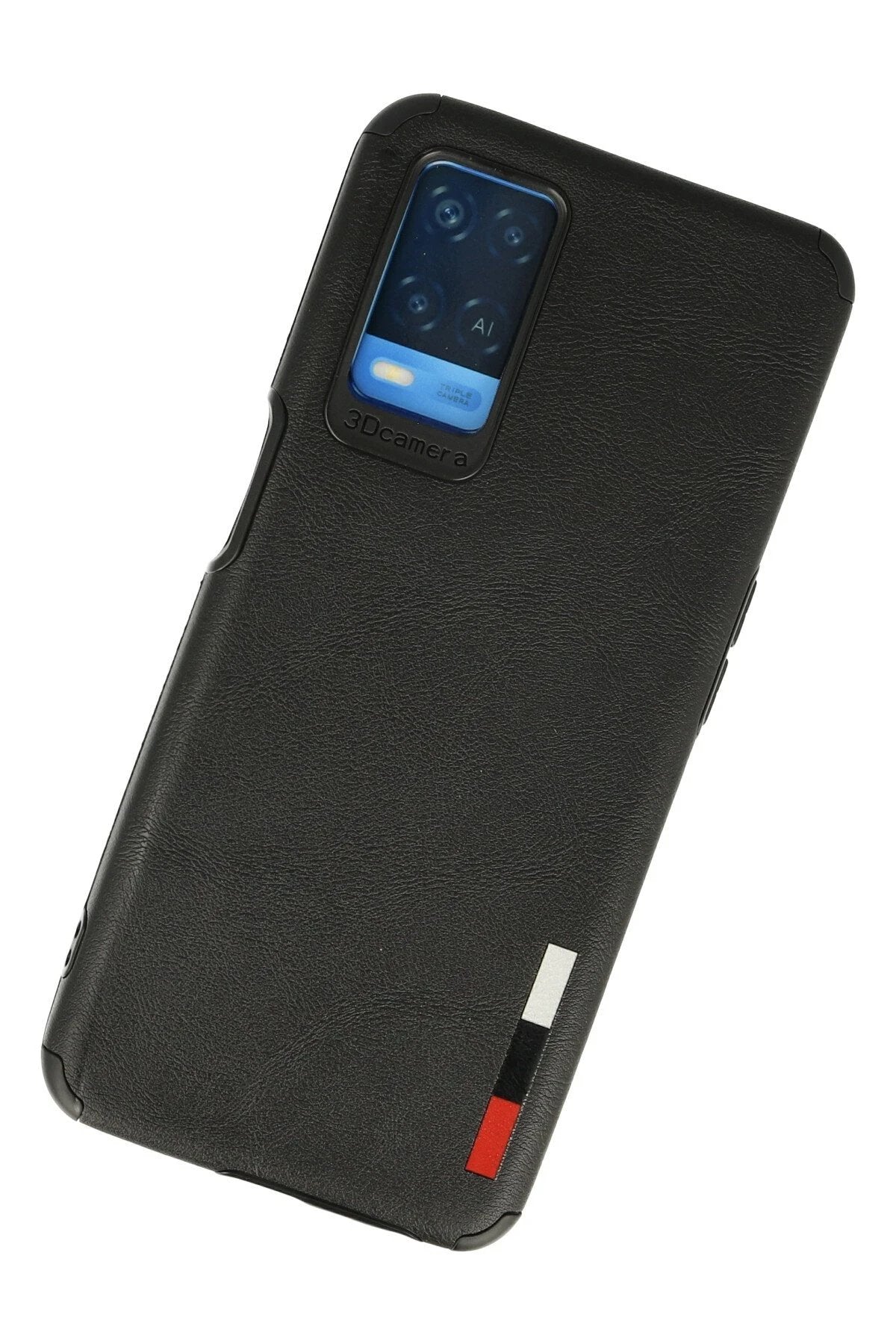 Oppo A54 4G Kılıf Loop Deri Silikon - Siyah-(5796)