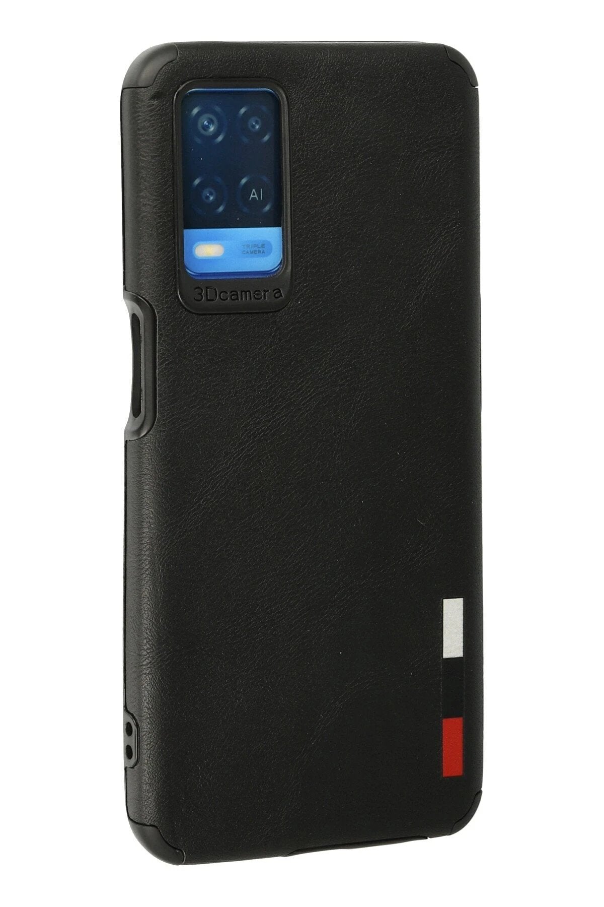 Oppo A54 4G Kılıf Loop Deri Silikon - Siyah-(5796)