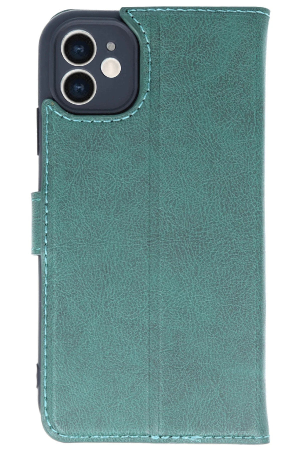 iPhone 11 Kılıf Trend S Plus Kapaklı Kılıf - Yeşil-(5796)