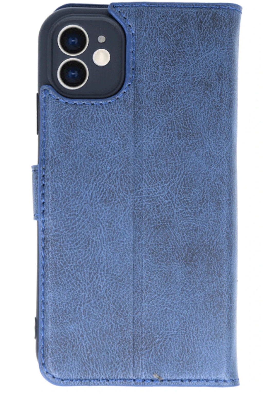 iPhone 11 Kılıf Trend S Plus Kapaklı Kılıf - Lacivert-(5796)