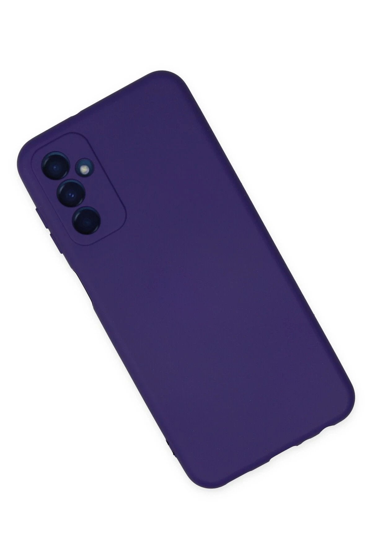 Samsung Galaxy M23 Kılıf Nano içi Kadife Silikon - Mor-(5796)