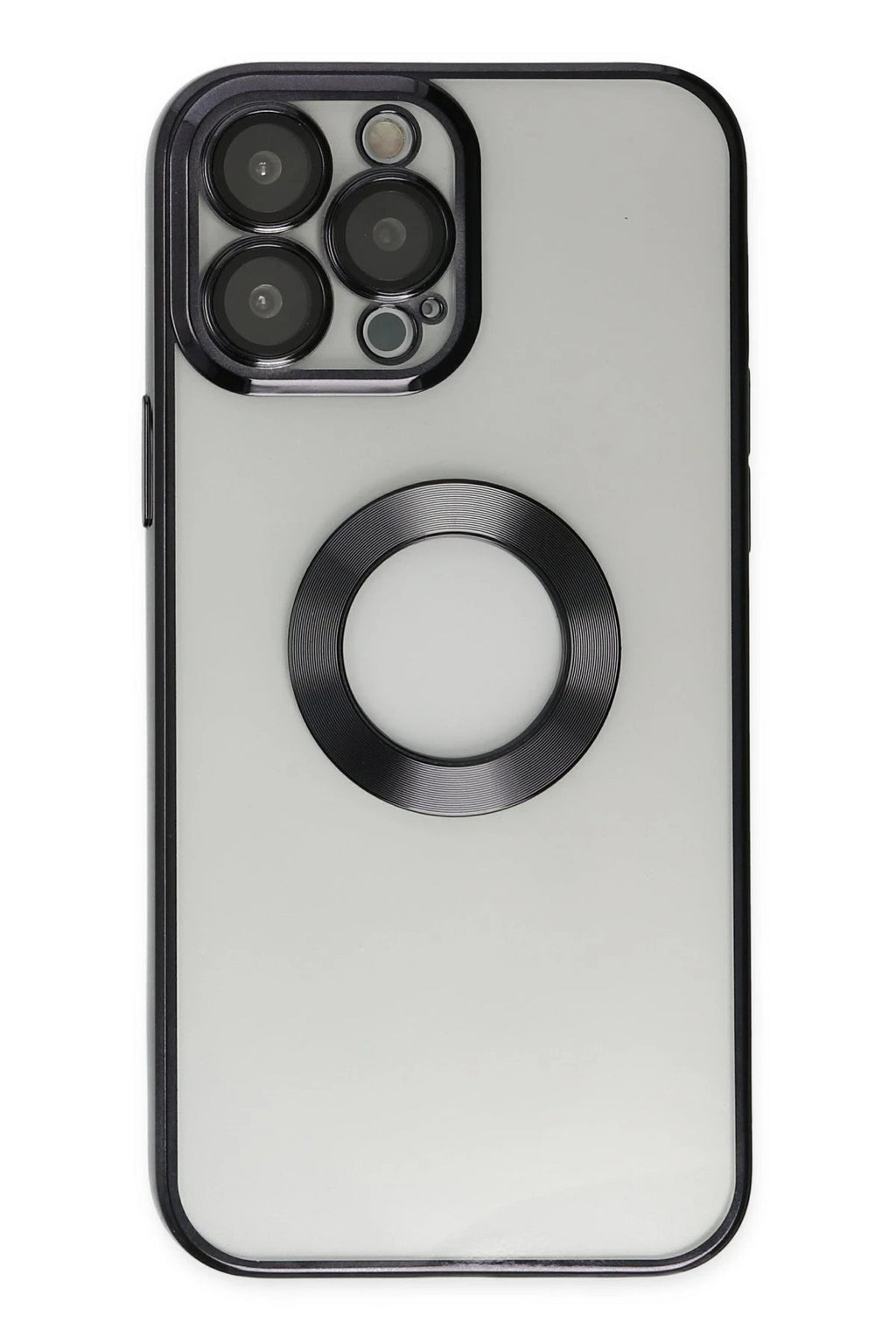 iPhone 13 Pro Kılıf Slot Silikon - Siyah-(5796)