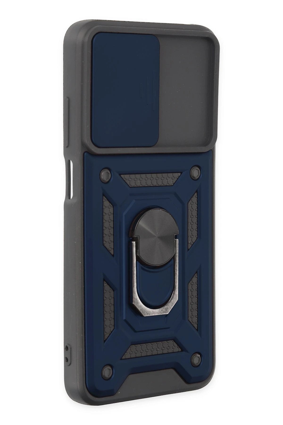 Xiaomi Redmi 10 2022 Kılıf Pars Lens Yüzüklü Silikon - Lacivert-(5796)