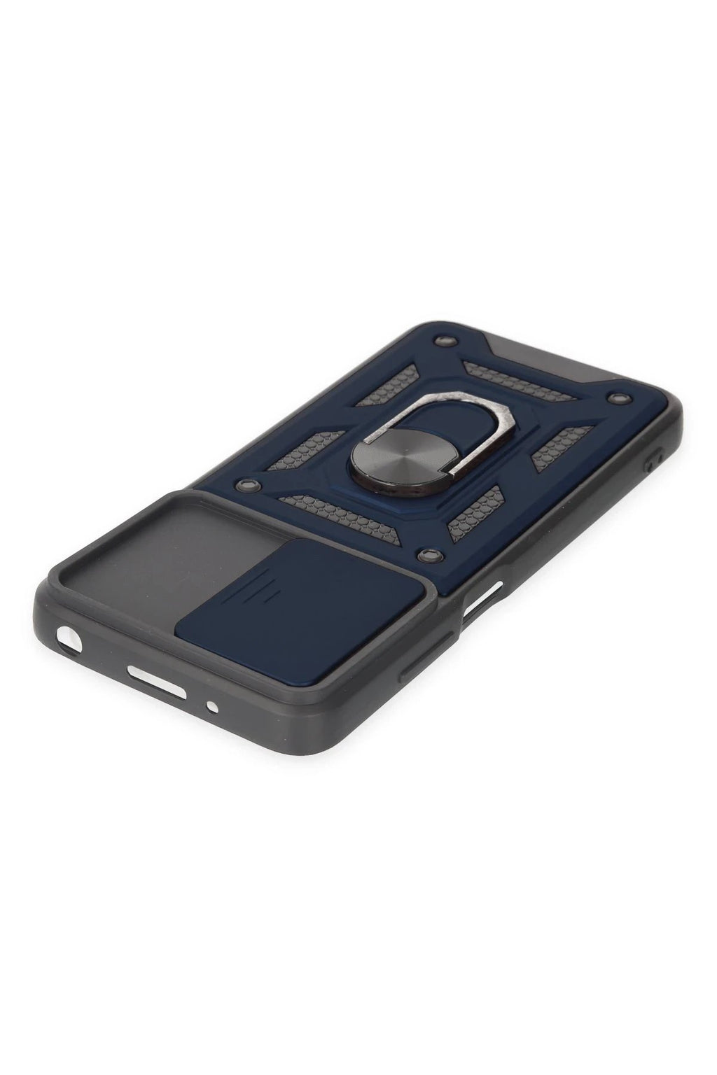 Xiaomi Redmi 10 2022 Kılıf Pars Lens Yüzüklü Silikon - Lacivert-(5796)