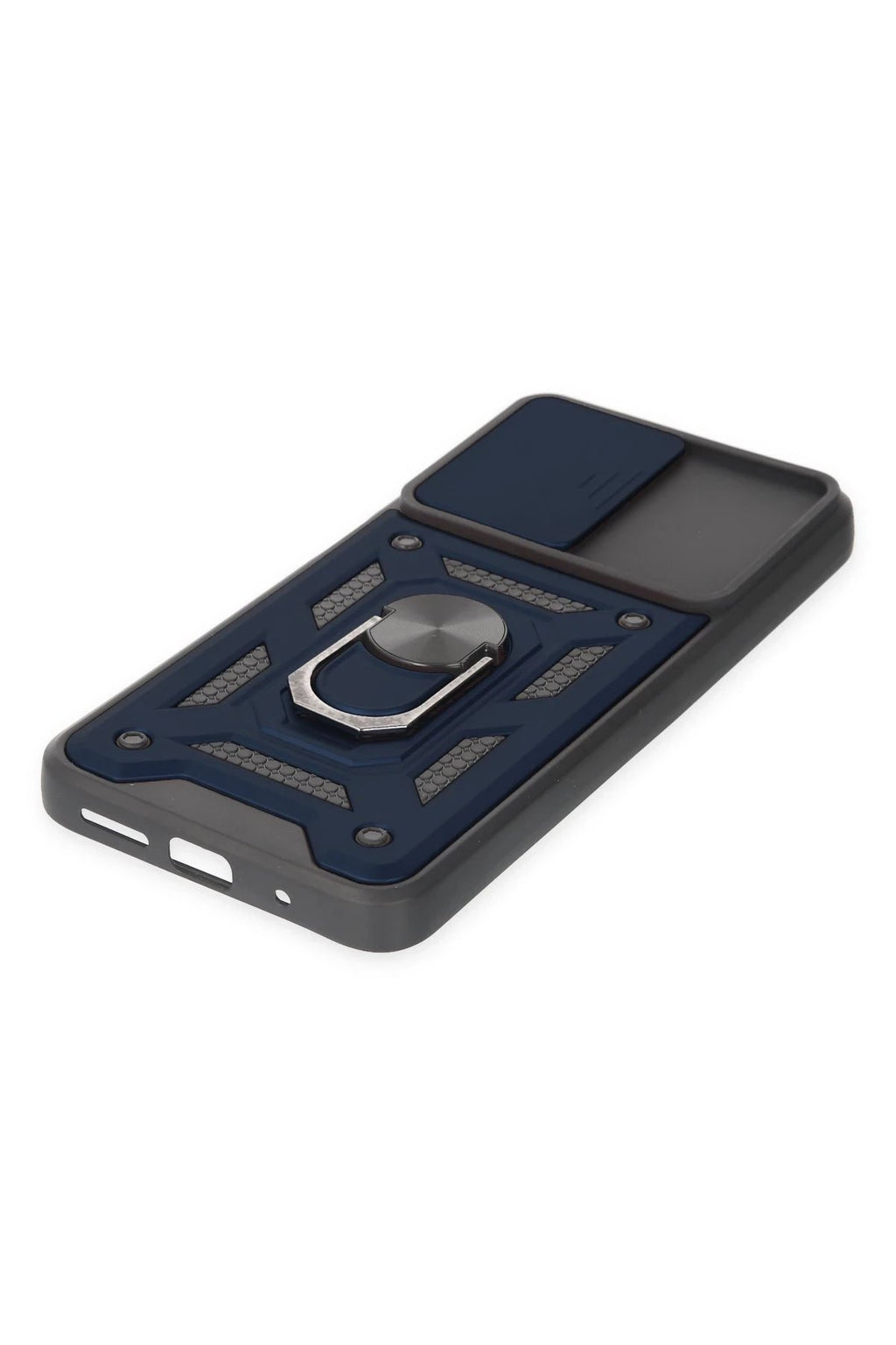 Xiaomi Redmi 10 2022 Kılıf Pars Lens Yüzüklü Silikon - Lacivert-(5796)