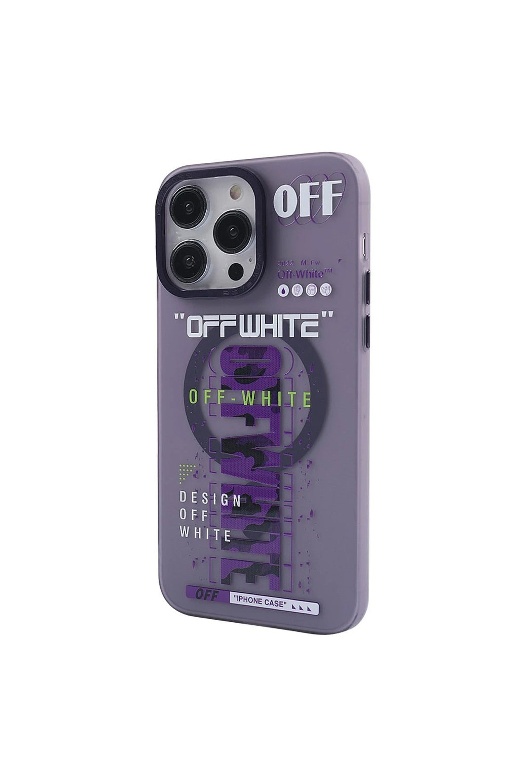 iPhone 13 Pro Kılıf Apollo Magneticsafe Desenli Kapak - Apollo Mor - 3-(5796)