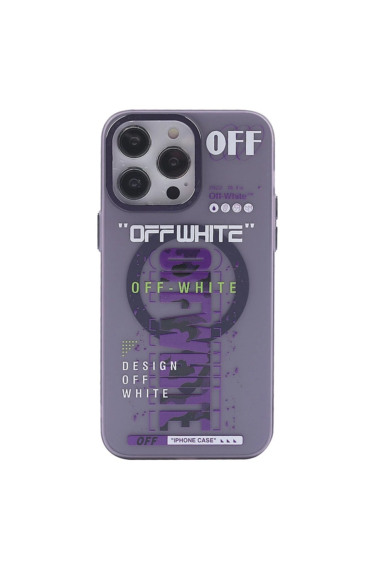 iPhone 13 Pro Kılıf Apollo Magneticsafe Desenli Kapak - Apollo Mor - 3-(5796)