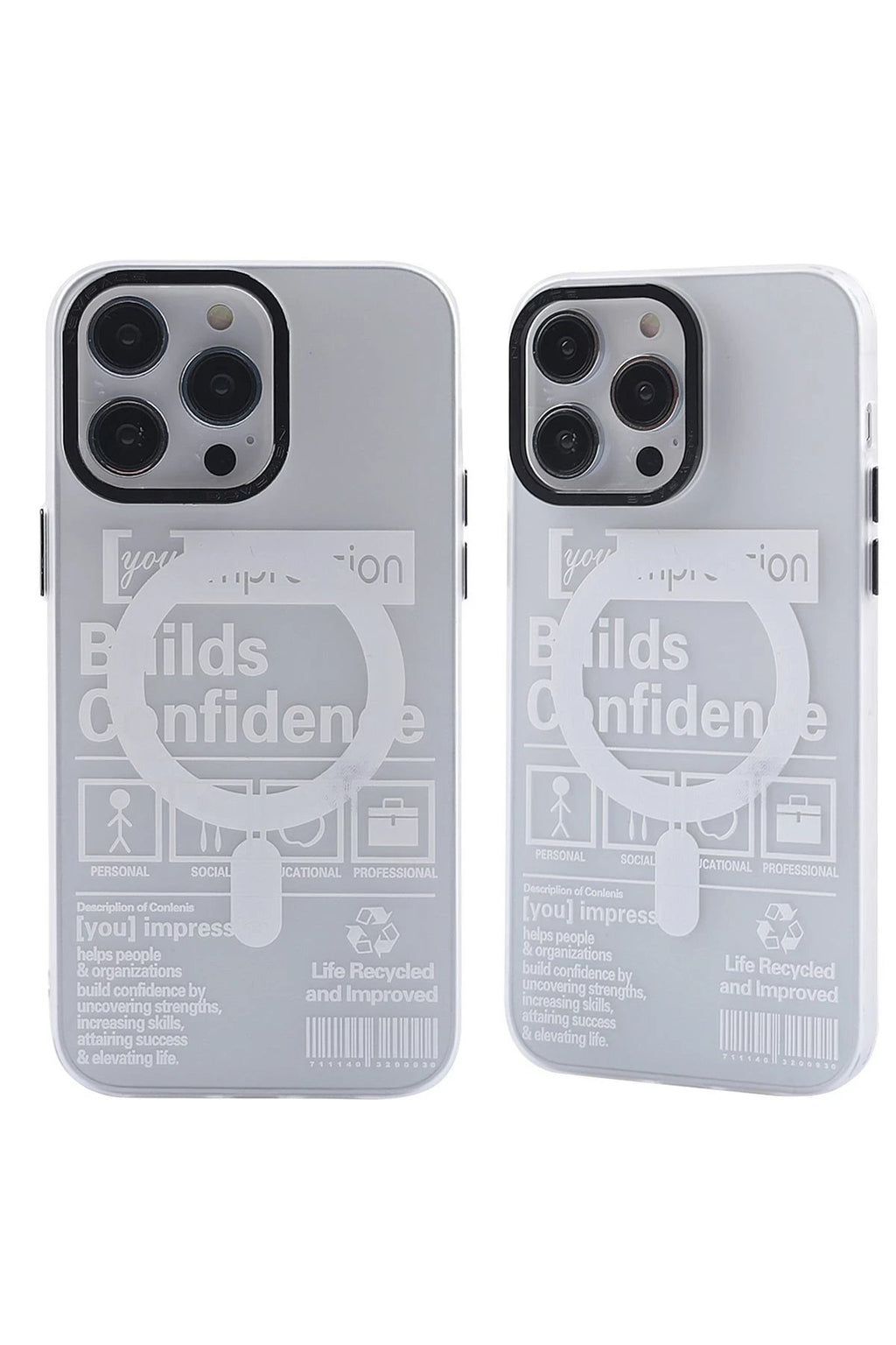 iPhone 13 Pro Kılıf Apollo Magneticsafe Desenli Kapak - Apollo Şeffaf - 4-(5796)