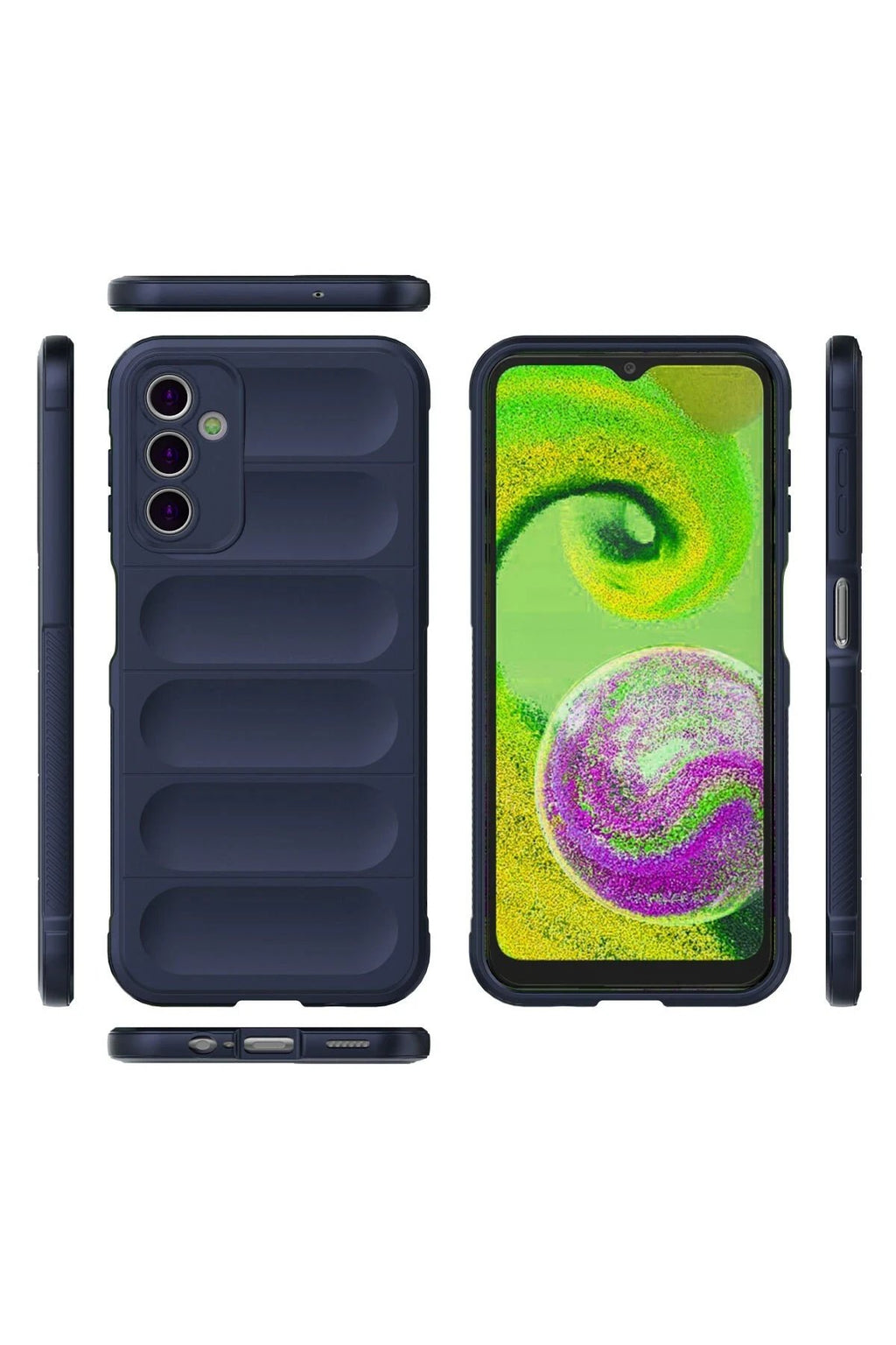 Samsung Galaxy A14 4G Kılıf Optimum Silikon - Lacivert-(5796)