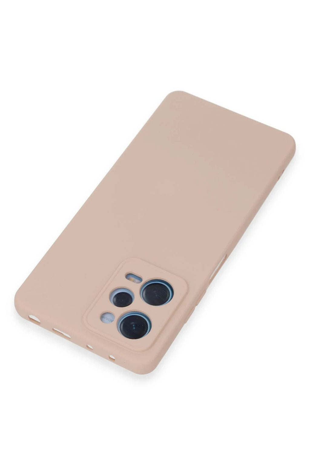 Xiaomi Redmi Note 12 Pro 5G Kılıf Nano içi Kadife Silikon - Pudra-(5796)