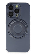 iPhone 13 Pro Kılıf Lukka Magneticsafe Kapak - Lacivert-(5796)