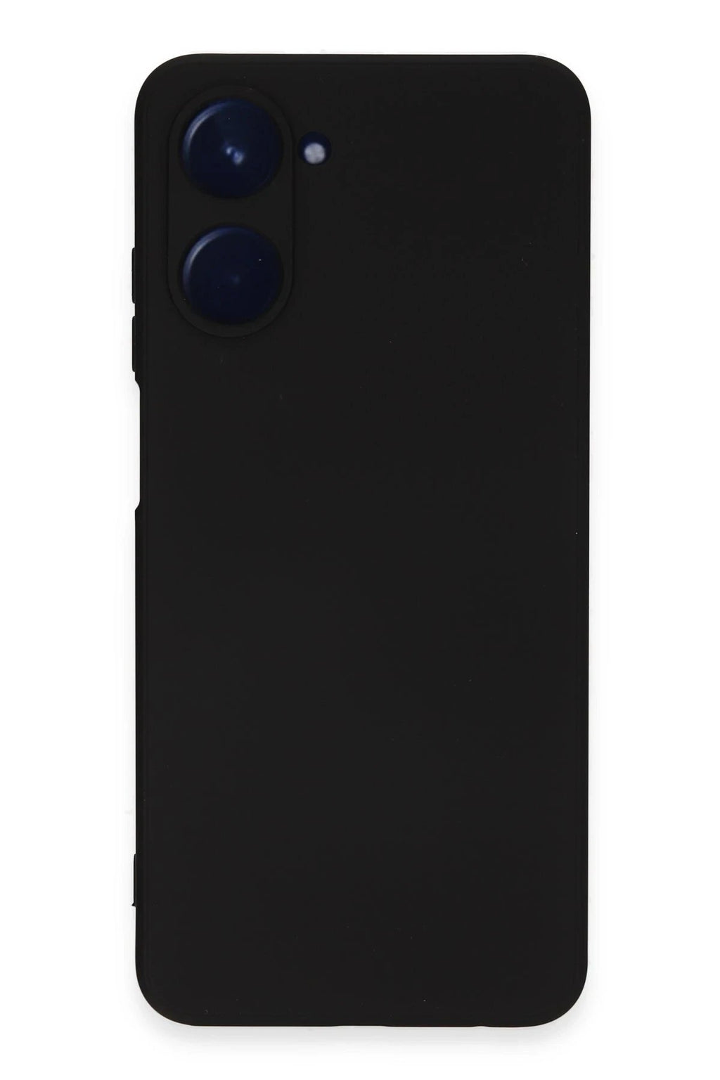 Realme 10 4G Kılıf Nano içi Kadife Silikon - Siyah-(5796)