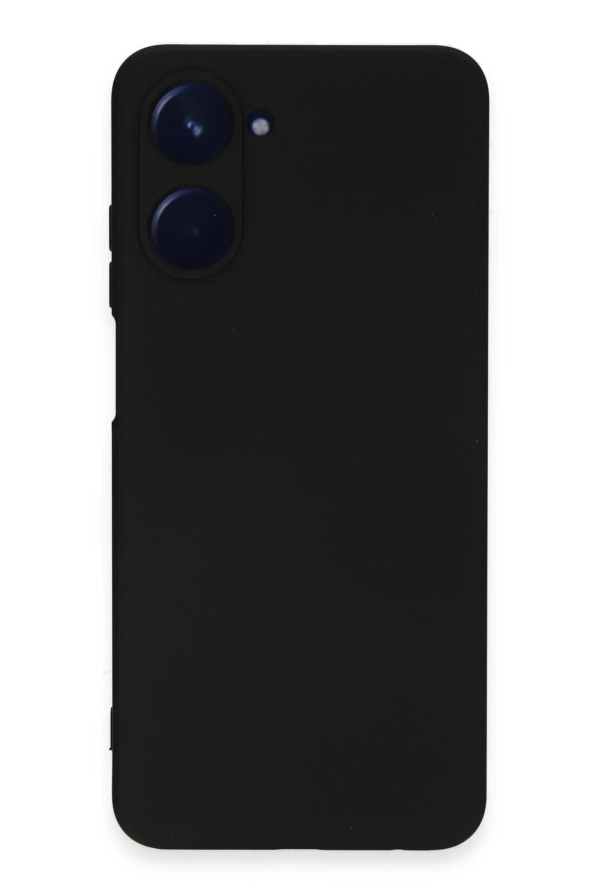 Realme 10 4G Kılıf Nano içi Kadife Silikon - Siyah-(5796)