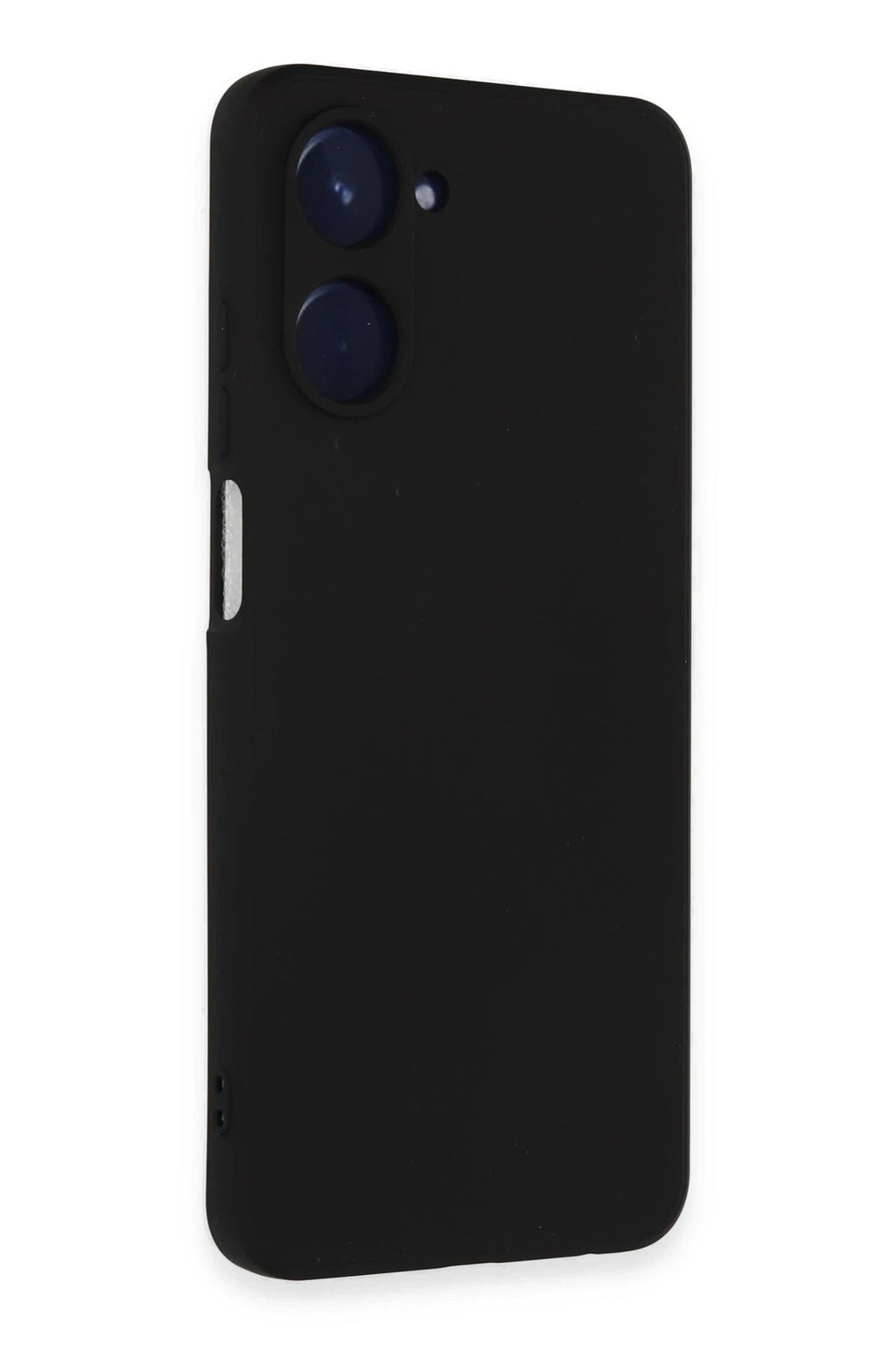 Realme 10 4G Kılıf Nano içi Kadife Silikon - Siyah-(5796)