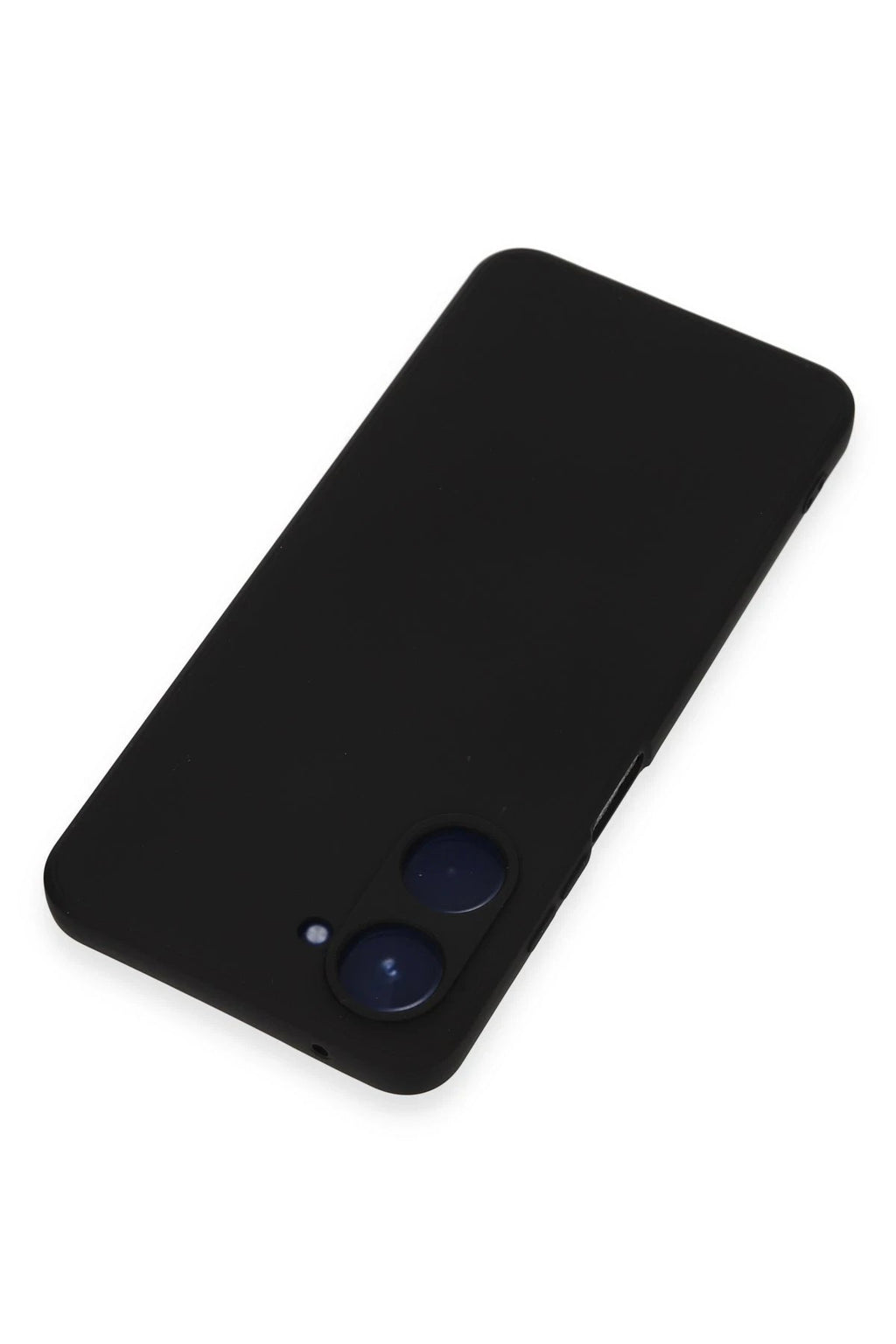 Realme 10 4G Kılıf Nano içi Kadife Silikon - Siyah-(5796)