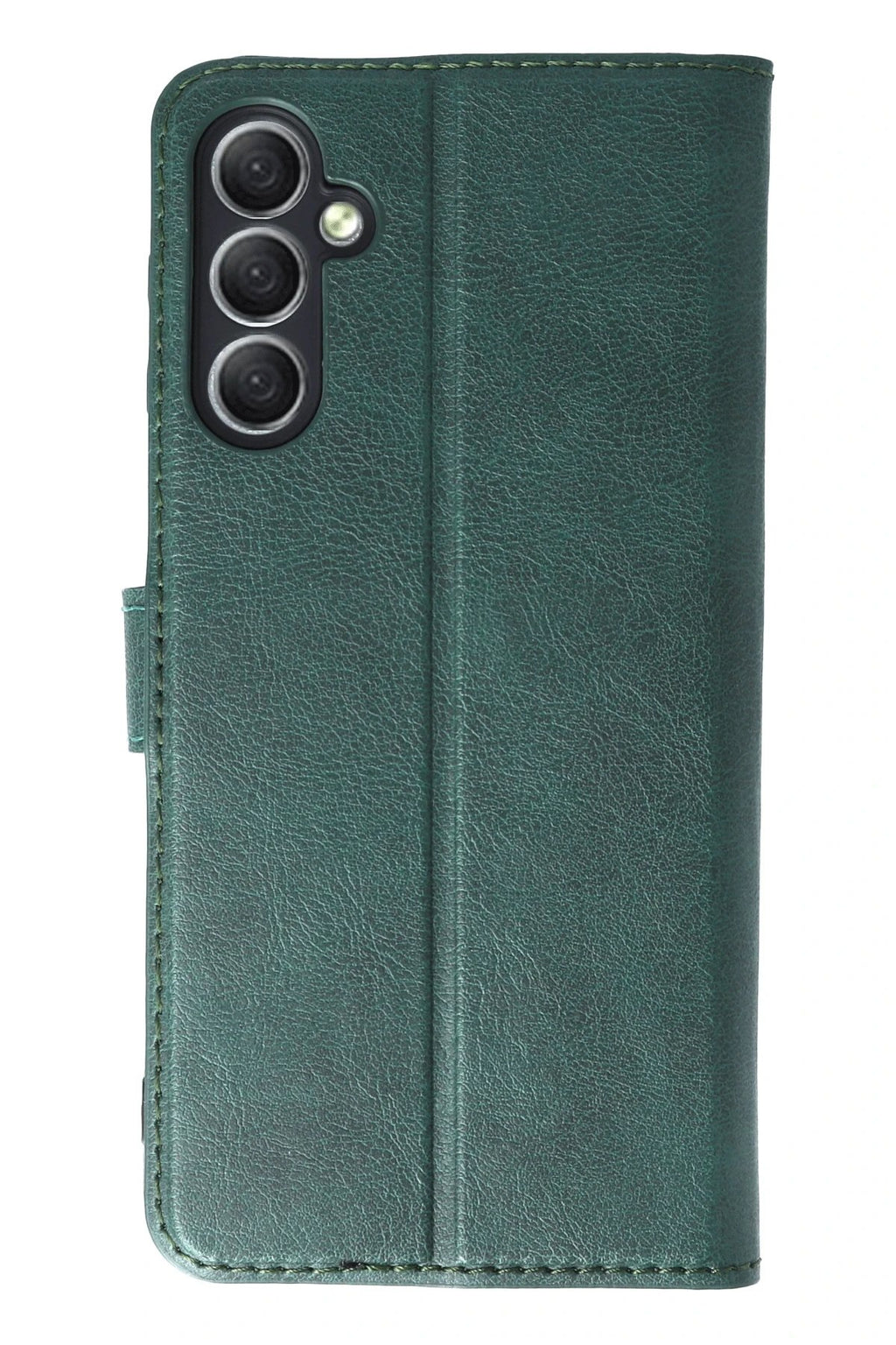 Samsung Galaxy A24 4G Kılıf Trend S Plus Kapaklı Kılıf - Yeşil-(5796)