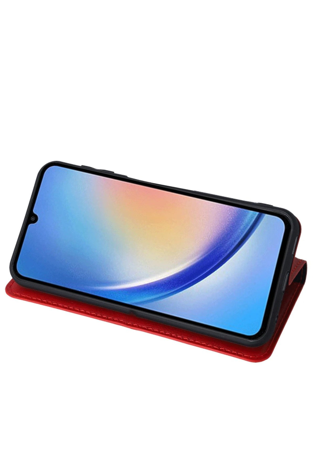 Samsung Galaxy A24 4G Kılıf Trend S Plus Kapaklı Kılıf - Taba-(5796)