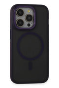 iPhone 14 Pro Max Kılıf Rocky Magsafe Kapak - Derin Mor-(5796)