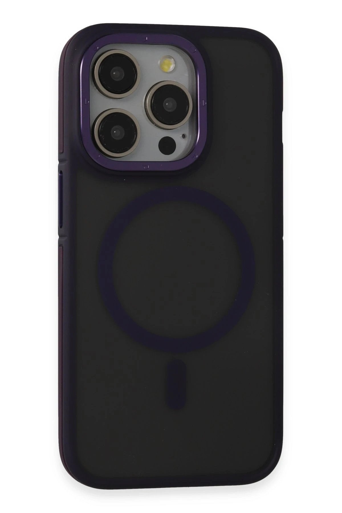 iPhone 14 Pro Max Kılıf Rocky Magsafe Kapak - Derin Mor-(5796)