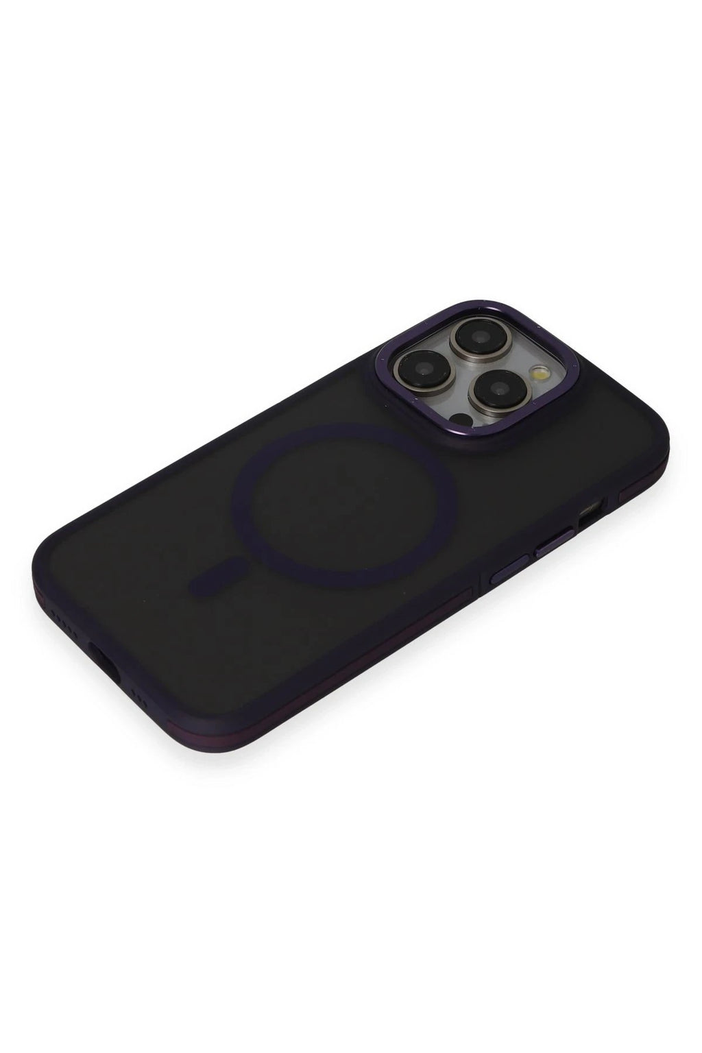 iPhone 14 Pro Max Kılıf Rocky Magsafe Kapak - Derin Mor-(5796)