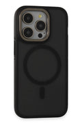iPhone 14 Pro Max Kılıf Rocky Magsafe Kapak - Siyah-(5796)