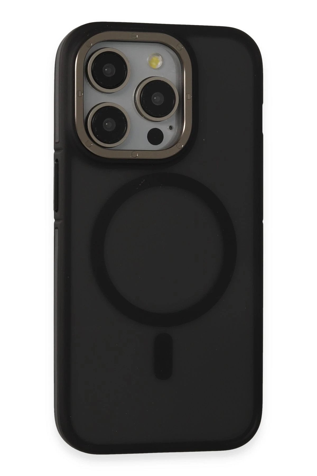 iPhone 14 Pro Max Kılıf Rocky Magsafe Kapak - Siyah-(5796)