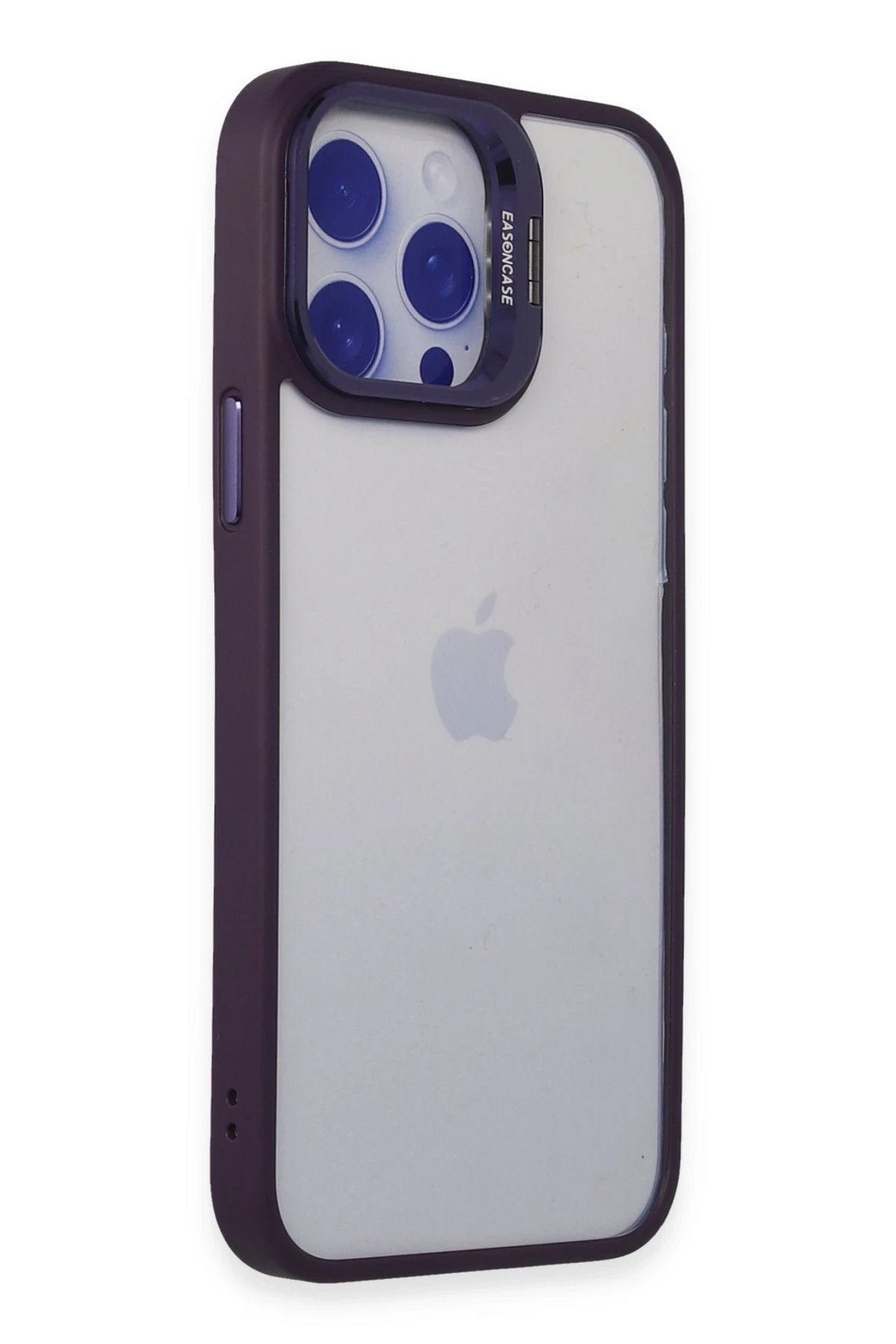 iPhone 14 Pro Max Kılıf Roblox Lens Standlı Kapak - Derin Mor-(5796)