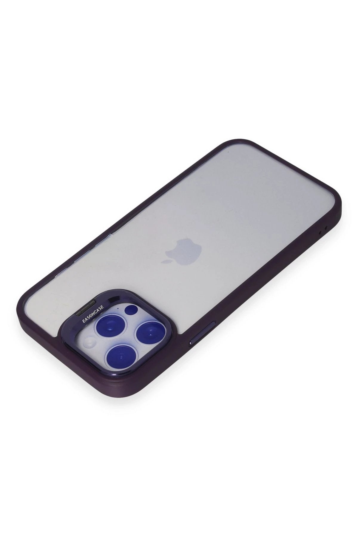 iPhone 14 Pro Max Kılıf Roblox Lens Standlı Kapak - Derin Mor-(5796)