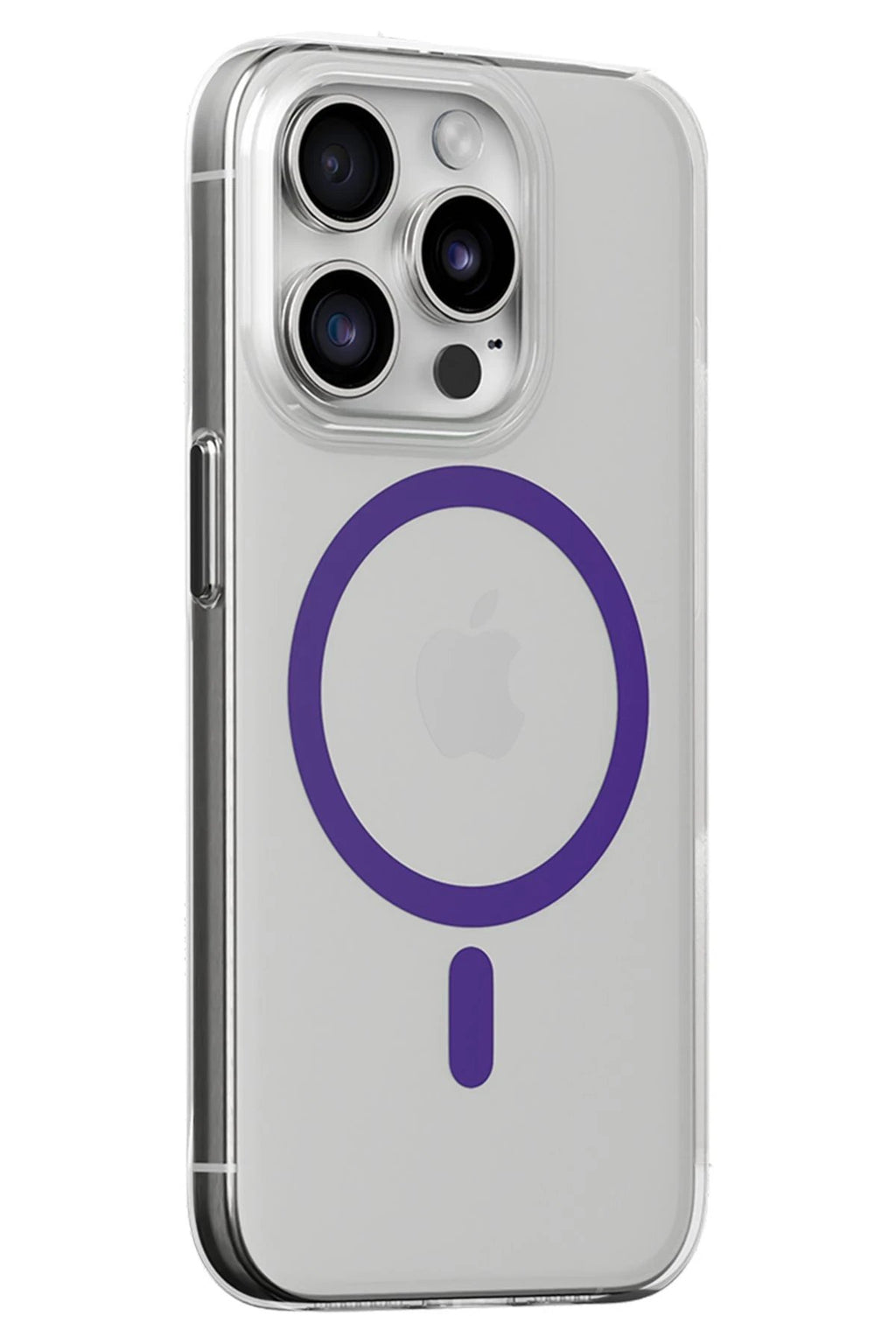 iPhone 14 Pro Max Kılıf Bubble Magsafe Kapak - Mor-(5796)