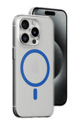 iPhone 15 Pro Kılıf Bubble Magsafe Kapak - Mavi-(5796)