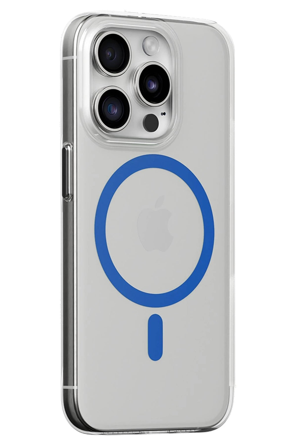 iPhone 15 Pro Kılıf Bubble Magsafe Kapak - Mavi-(5796)