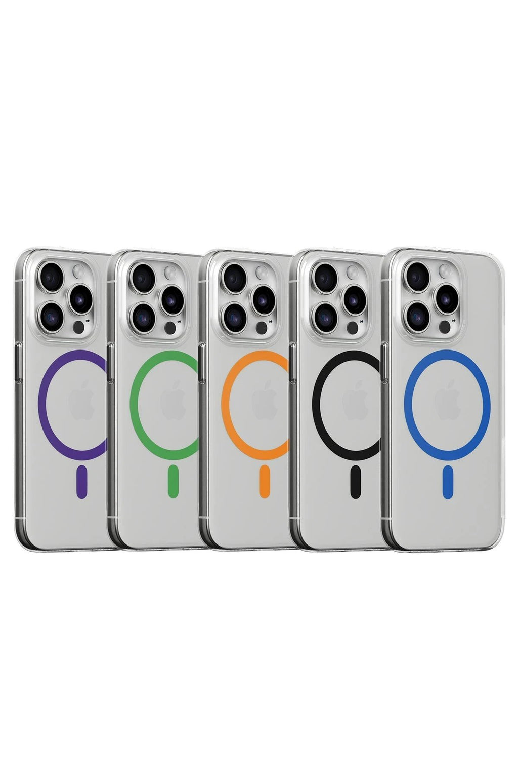 iPhone 15 Pro Max Kılıf Bubble Magsafe Kapak - Siyah-(5796)