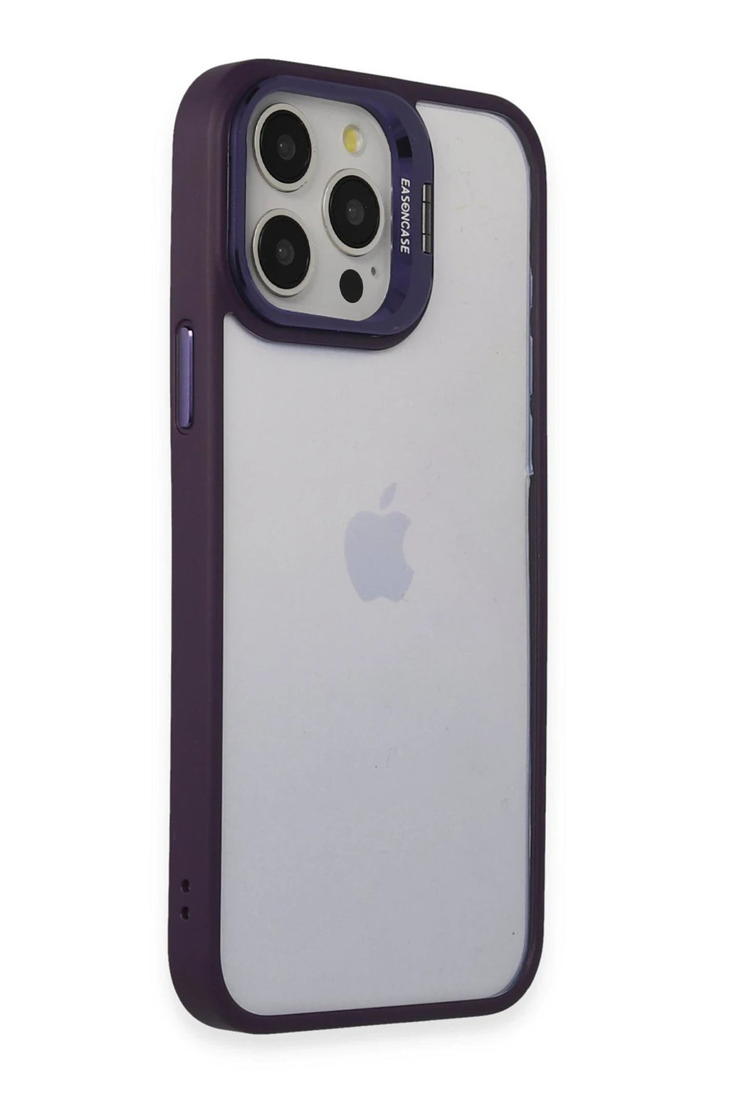 iPhone 14 Pro Kılıf Roblox Lens Standlı Kapak - Mor-(5796)