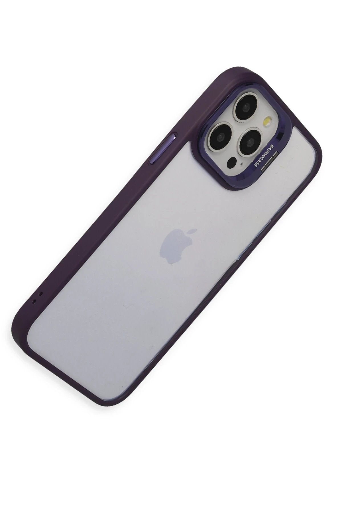 iPhone 14 Pro Kılıf Roblox Lens Standlı Kapak - Mor-(5796)