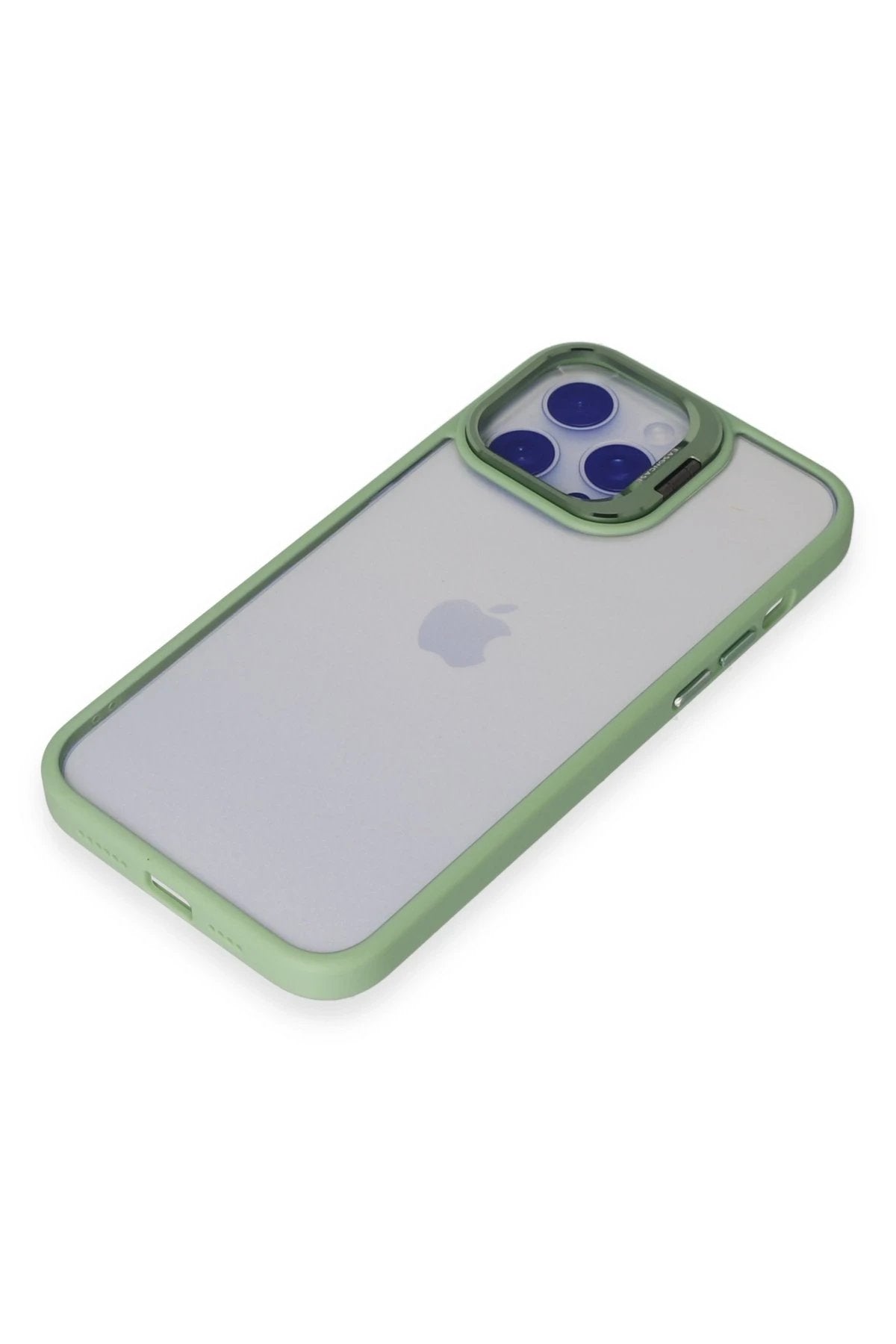 iPhone 14 Pro Max Kılıf Roblox Lens Standlı Kapak - Yeşil-(5796)