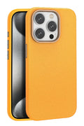 iPhone 15 Pro Max Kılıf Wonder Deri Magsafe Kapak - Turuncu-(5796)