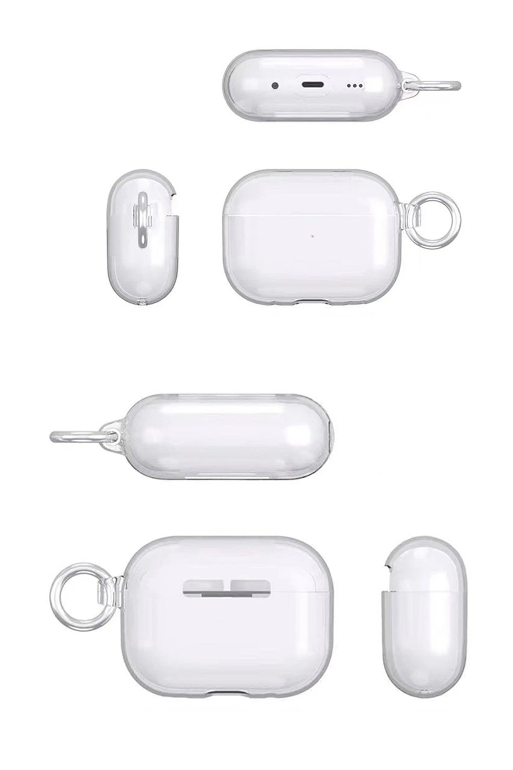 Airpods Pro 2 (2.nesil) Shell Kılıf - Pembe-(5796)