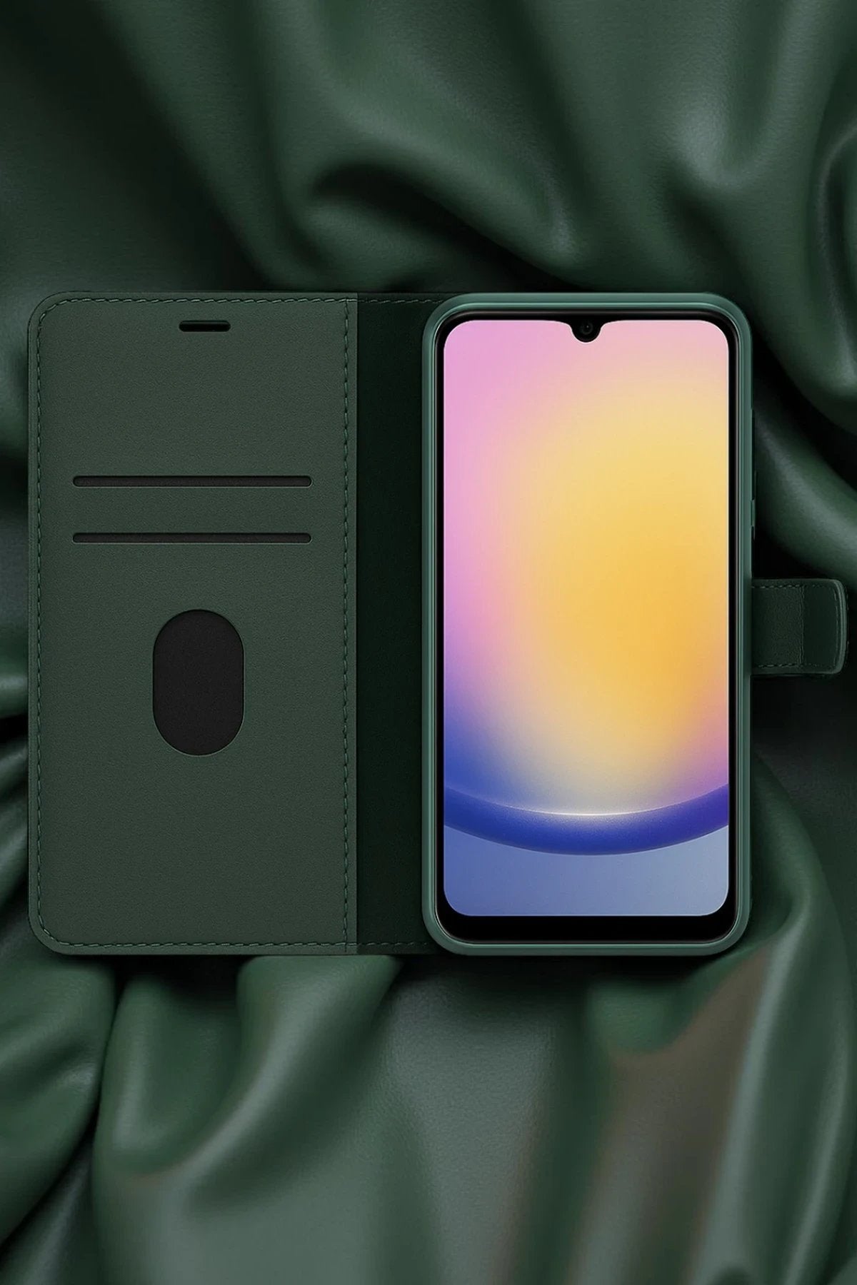 Vivo Y28 Kılıf Trend S Plus Kapaklı Kılıf - Taba-(5796)