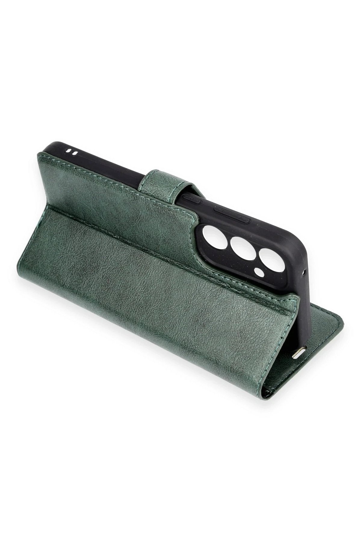 30 Kılıf Trend S Plus Kapaklı Kılıf - Gold-(5796)