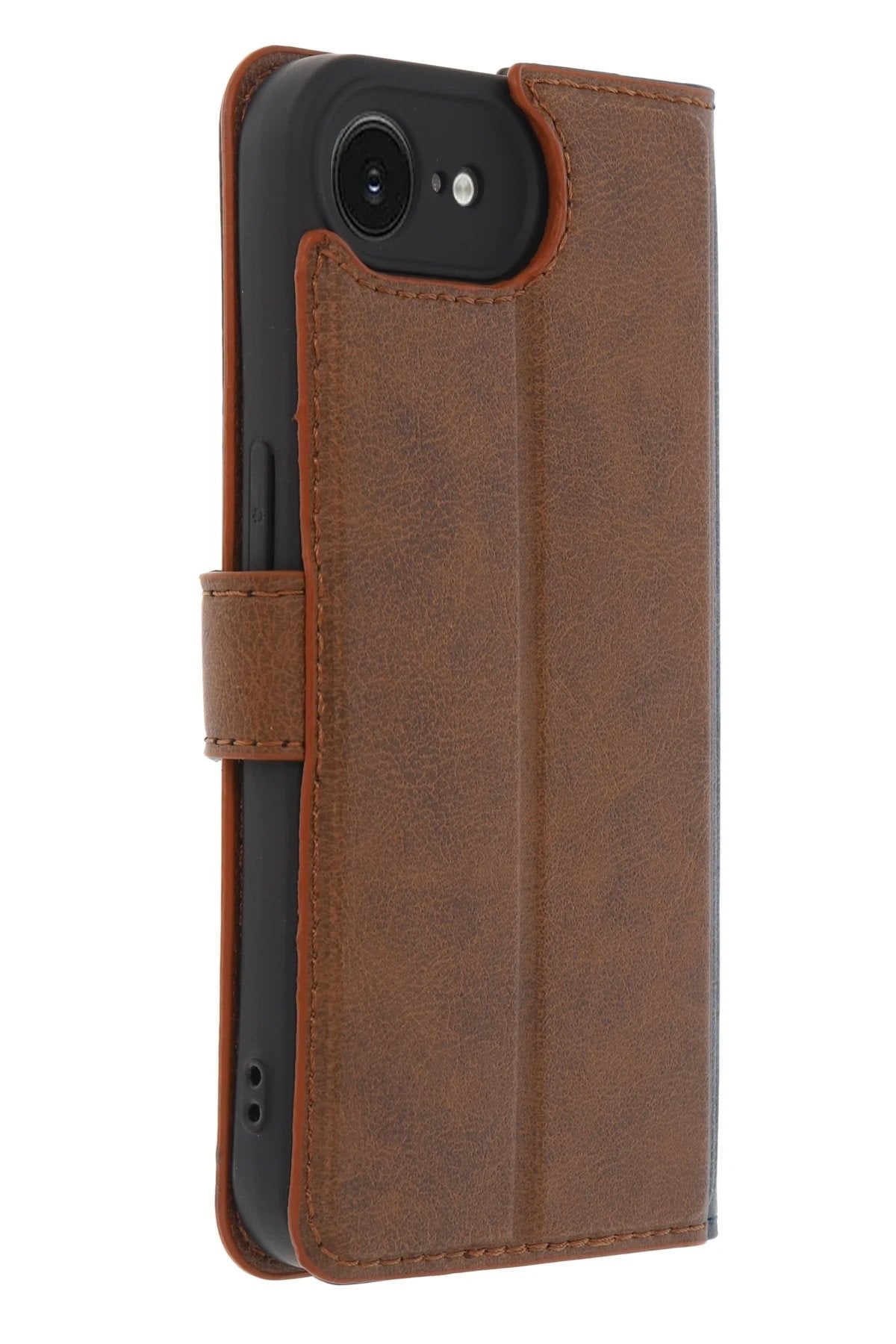 iPhone 16E Kılıf Trend S Plus Kapaklı Kılıf - Taba-(5796)