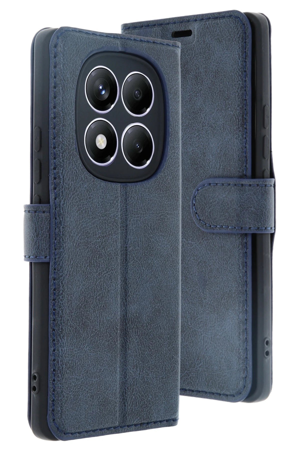 Xiaomi Redmi Note 14 Pro 4G Kılıf Trend S Plus Kapaklı Kılıf - Lacivert-(5796)
