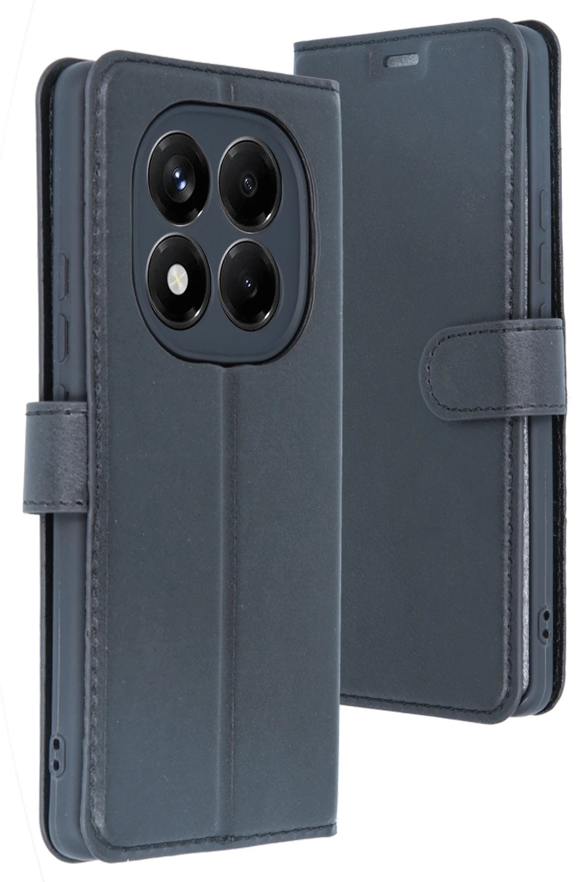 Xiaomi Redmi Note 14 4G Kılıf Trend S Plus Kapaklı Kılıf - Siyah-(5796)