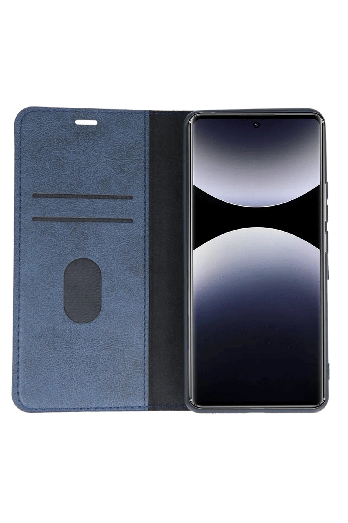 Xiaomi Redmi Note 14 4G Kılıf Trend S Plus Kapaklı Kılıf - Siyah-(5796)