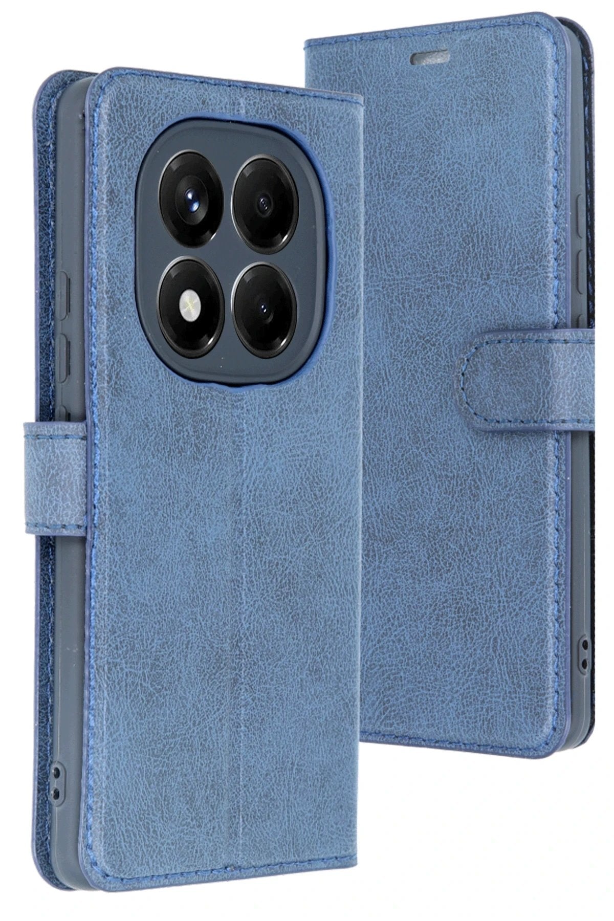 Xiaomi Redmi Note 14 4G Kılıf Trend S Plus Kapaklı Kılıf - Lacivert-(5796)