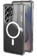 Samsung Galaxy S25 Ultra Kılıf Magneticsafe Şeffaf Silikon - Şeffaf-(5796)