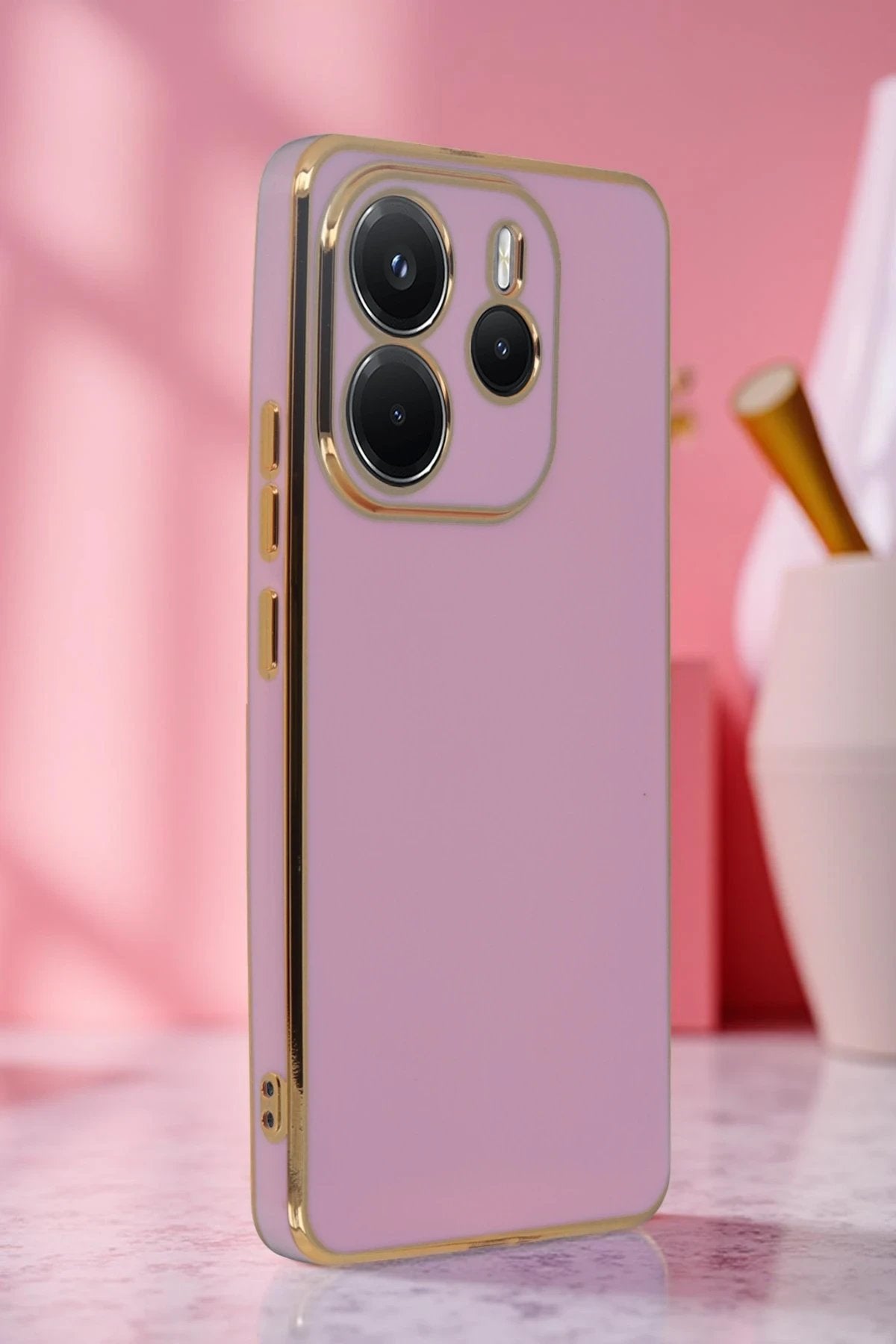 Xiaomi Redmi Note 14 4G Kılıf Volet Silikon - Beyaz-(5796)