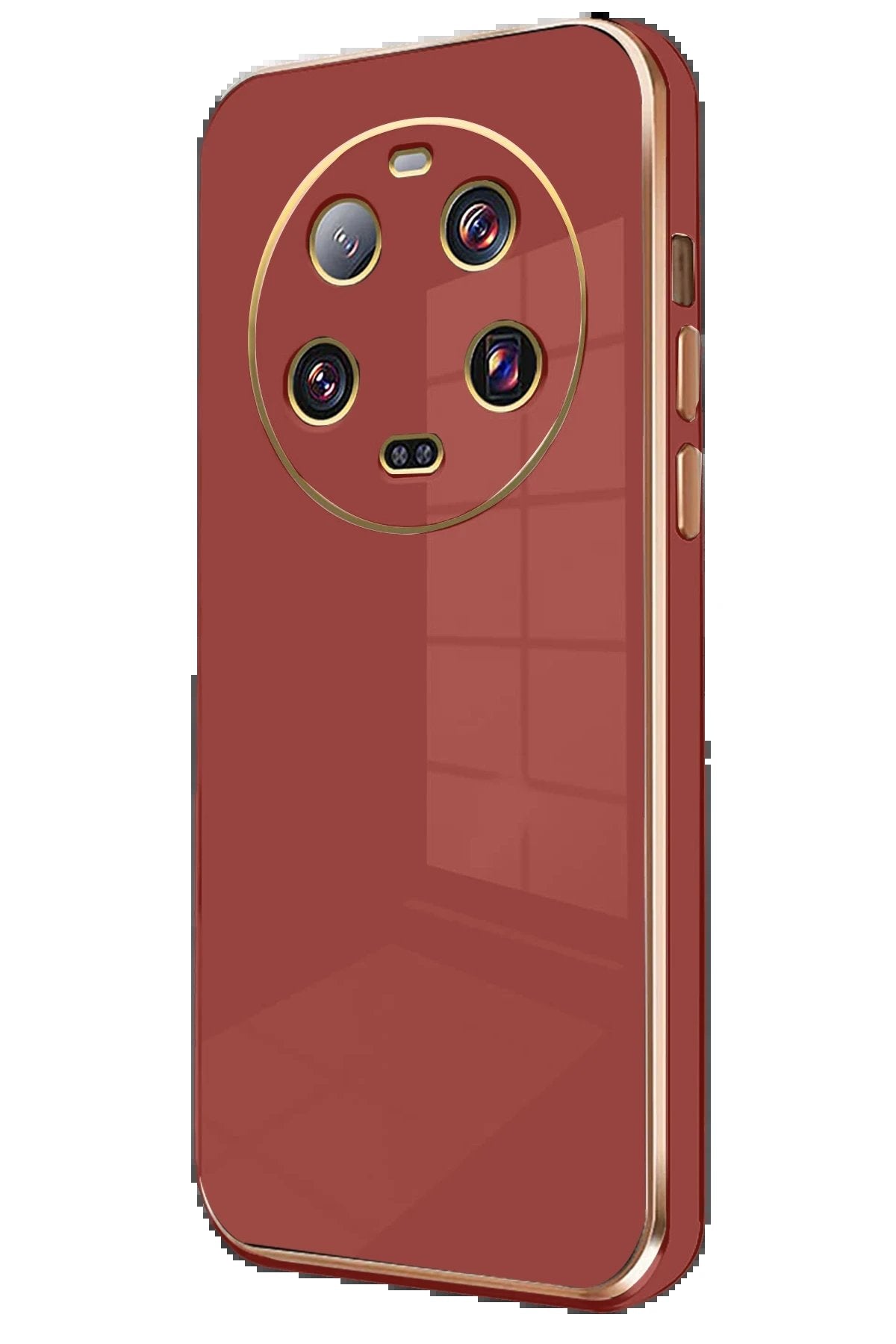 Xiaomi Mi 14 Ultra Kılıf Volet Silikon - Kırmızı-(5796)